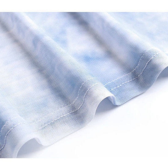 Tie Dye Mesh Crop Top - Picture 3 of 4